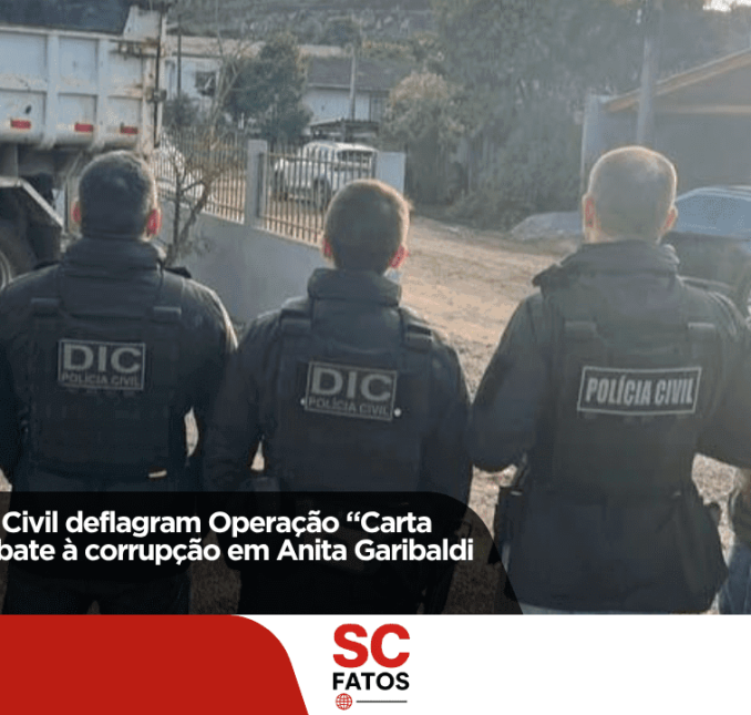 GAECO e Polícia Civil deflagram Operação “Carta Branca” em combate à corrupção em Anita Garibaldi