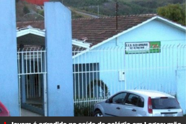 Jovem é agredido na saída de colégio em Lages; mãe relata possível caso de homofobia
