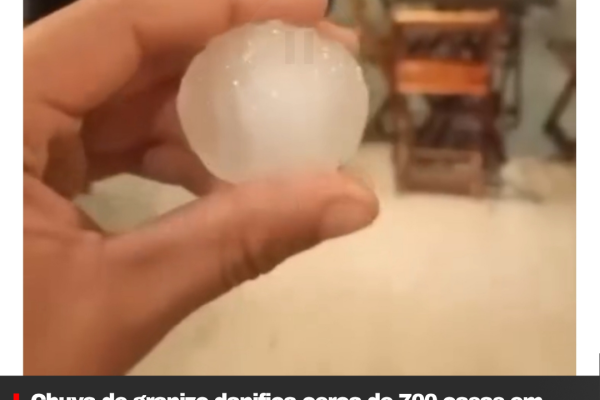 Chuva de granizo danifica cerca de 700 casas em Florianópolis; bairros do Norte são os mais atingidos