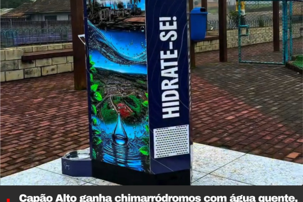 Capão Alto ganha chimarródromos com água quente, espaço para pets e recarga de celulares