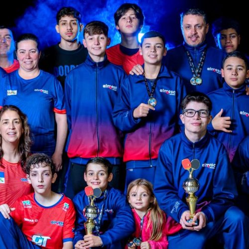 Almesc conquista pódios e se destaca em competições estaduais de tênis de mesa