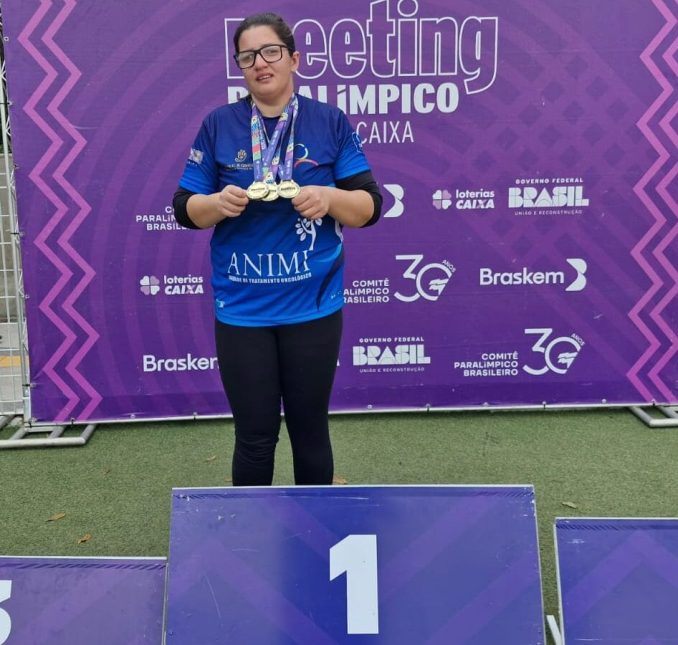 Amanda Caroline Schuck conquista três ouros no Meeting Olímpico Loterias Caixa em São Paulo!