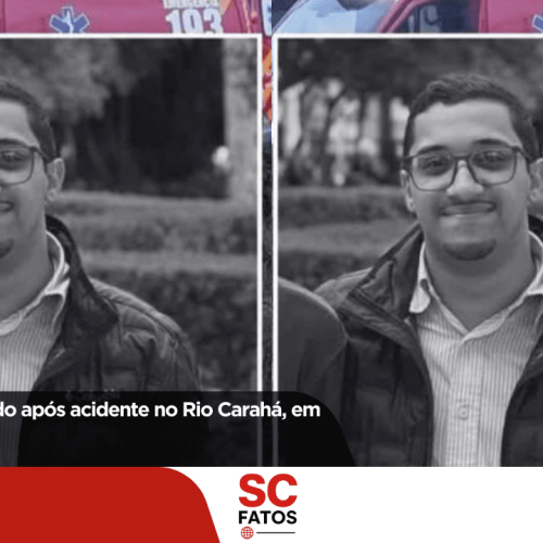 Jovem é identificado após acidente no Rio Carahá, em Lages