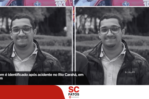 Jovem é identificado após acidente no Rio Carahá, em Lages