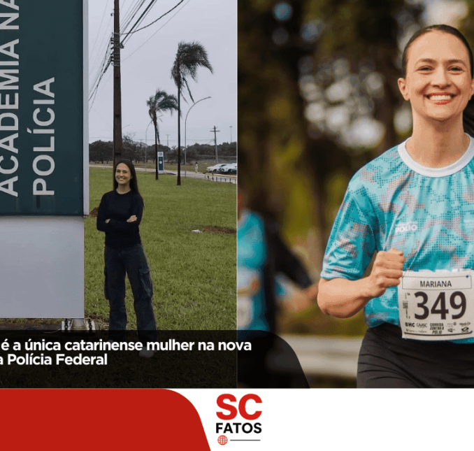 Jovem de Urupema é a única catarinense mulher na nova turma de agentes da Polícia Federal