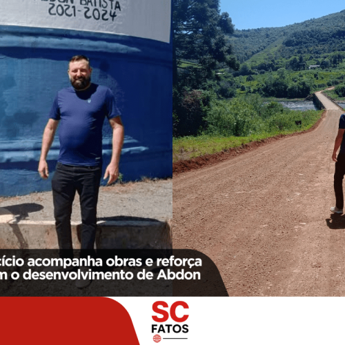Prefeito em exercício acompanha obras e reforça compromisso com o desenvolvimento de Abdon Batista