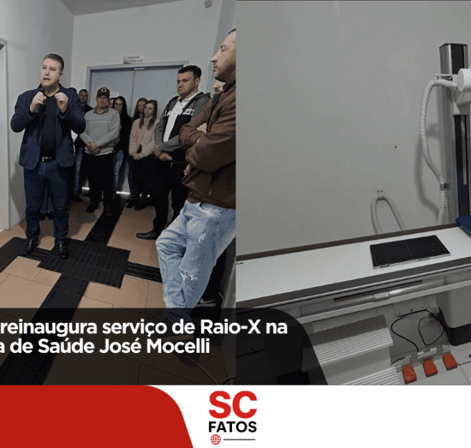 Abdon Batista reinaugura serviço de Raio-X na Unidade Básica de Saúde José Mocelli