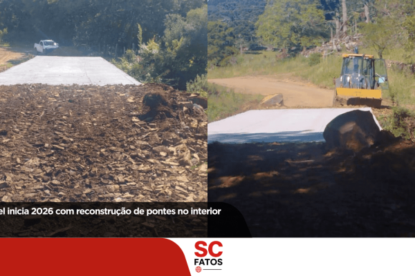 Painel inicia 2026 com reconstrução de pontes no interior