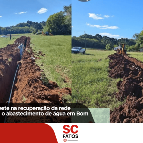 Abdon Batista investe na recuperação da rede adutora e melhora o abastecimento de água em Bom Jesus