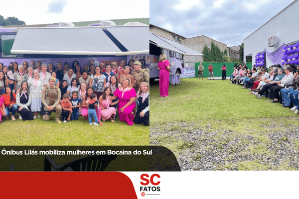 Ação Ônibus Lilás mobiliza mulheres em Bocaina do Sul