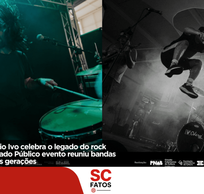 Festival Bar do Tio Ivo celebra o legado do rock lageano no Mercado PúblicoEvento reuniu bandas históricas e novas gerações em uma tarde de música, memória e resistência cultural