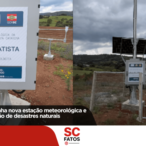 Abdon Batista ganha nova estação meteorológica e reforça a prevenção de desastres naturais