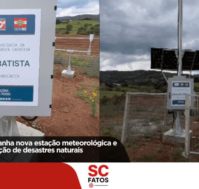 Abdon Batista ganha nova estação meteorológica e reforça a prevenção de desastres naturais