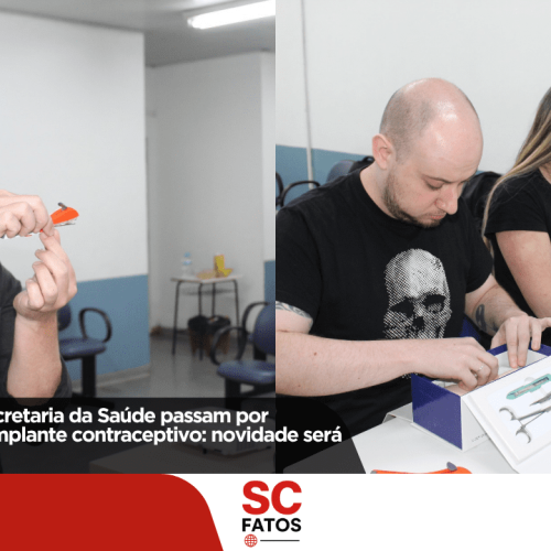 Profissionais da Secretaria da Saúde passam por capacitação para implante contraceptivo: novidade será oferecida no SUS