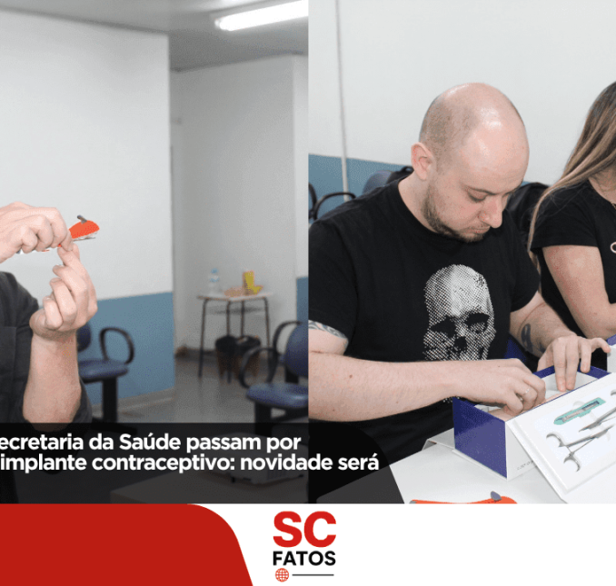 Profissionais da Secretaria da Saúde passam por capacitação para implante contraceptivo: novidade será oferecida no SUS