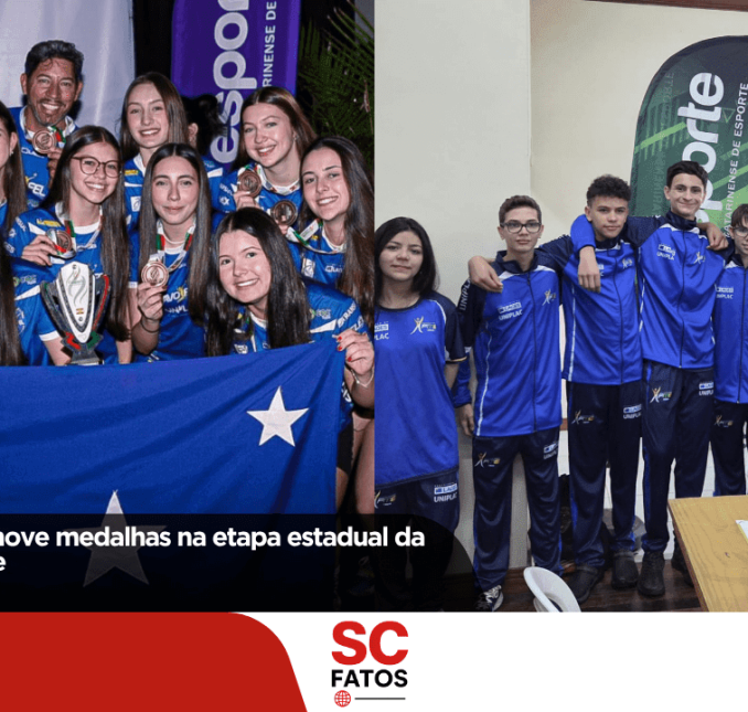 Lages conquista nove medalhas na etapa estadual da Olesc em Brusque