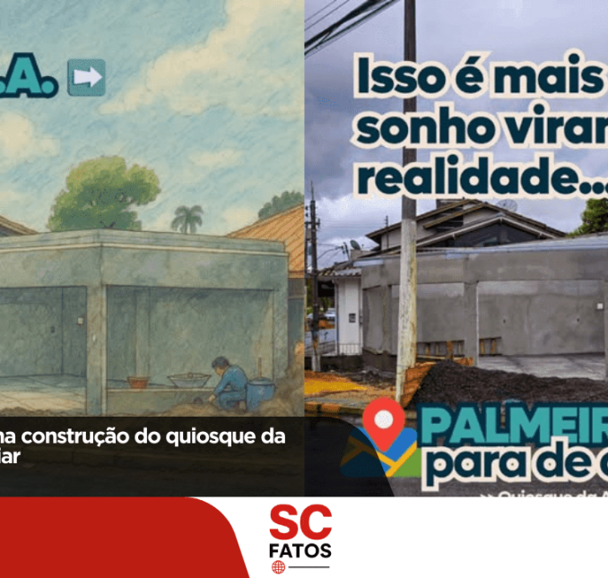 Palmeira avança na construção do quiosque da Agricultura Familiar