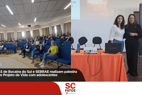 CRAS de Bocaina do Sul e SEBRAE realizam palestra sobre Projeto de Vida com adolescentes