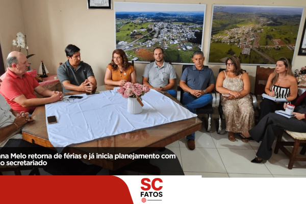 Sadiana Melo retorna de férias e já inicia planejamento com todo o secretariado