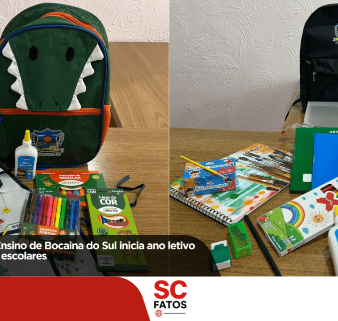 Rede Municipal de Ensino de Bocaina do Sul inicia ano letivo com entrega de kits escolares
