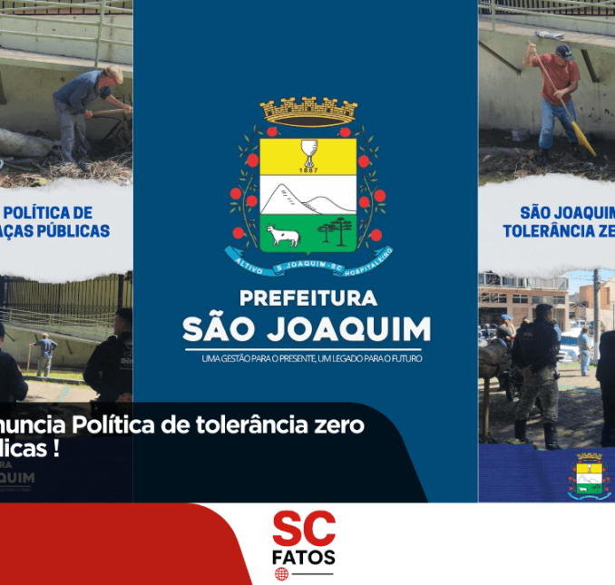 São Joaquim anuncia Política de tolerância zero em praças Públicas !