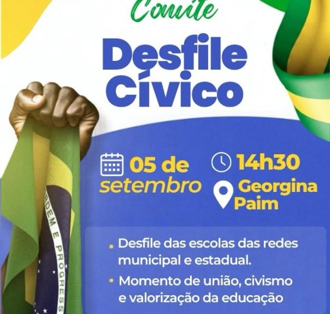 Palmeira realiza Desfile Cívico da Semana da Pátria no dia 5 de setembro