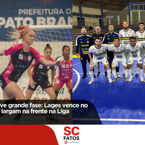 Futsal lageano vive grande fase: Lages vence no Estadual e Leoas largam na frente na Liga Feminina