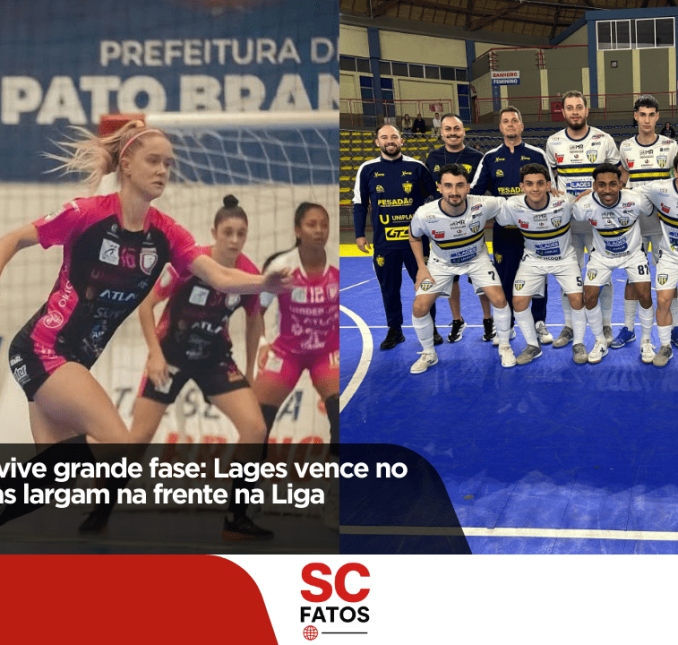 Futsal lageano vive grande fase: Lages vence no Estadual e Leoas largam na frente na Liga Feminina