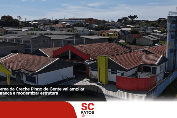 Reforma da Creche Pingo de Gente vai ampliar segurança e modernizar estrutura
