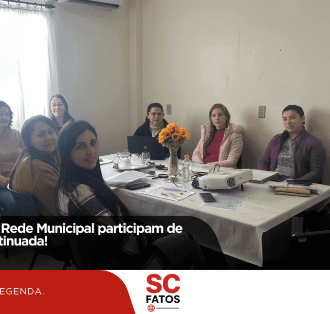 Professores da Rede Municipal participam de Formação Continuada!