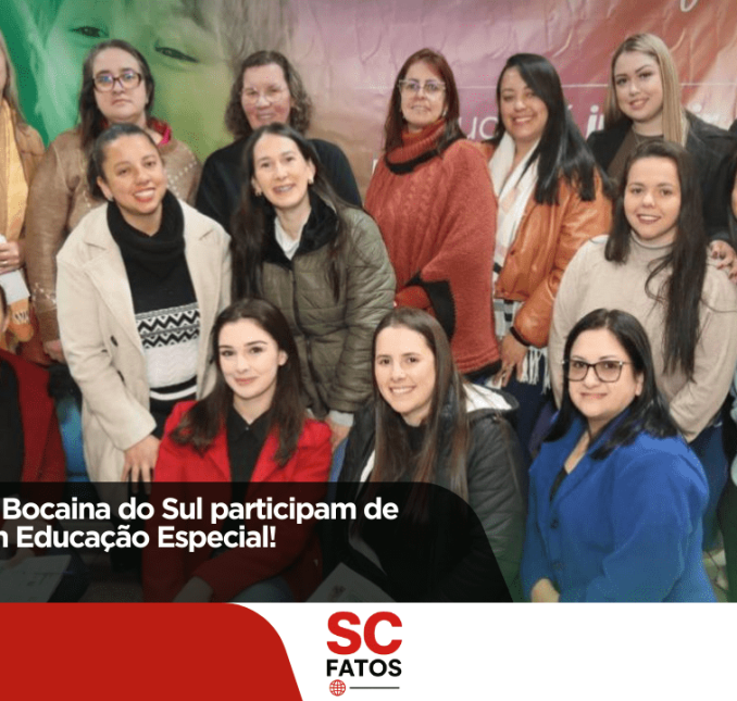Professores de Bocaina do Sul participam de capacitação em Educação Especial