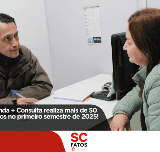 Programa Agenda + Consulta realiza mais de 50 mil atendimentos no primeiro semestre de 2025!