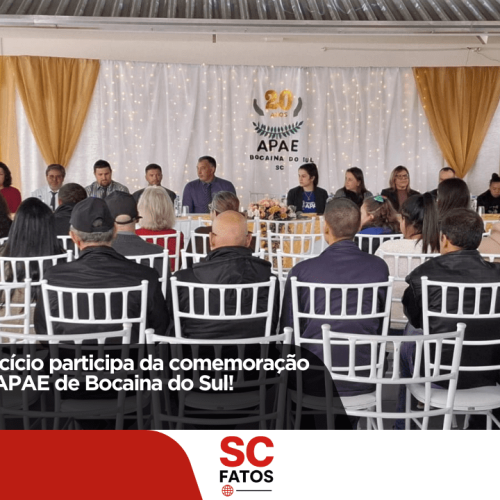 Prefeita em exercício participa da comemoração dos 20 anos da APAE de Bocaina do Sul!
