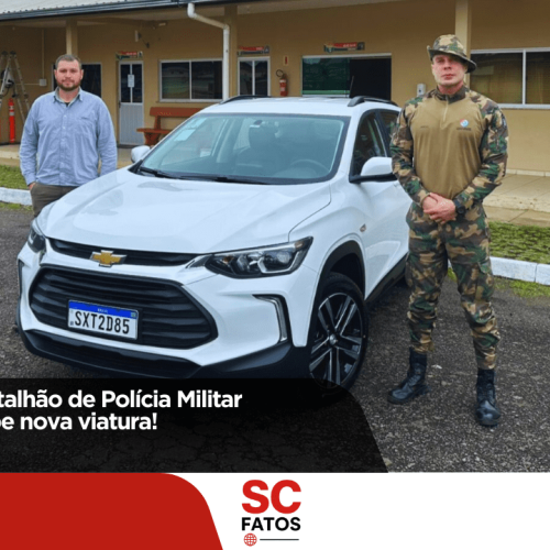 Em Lages, 2° Batalhão de Polícia Militar Ambiental recebe nova viatura!