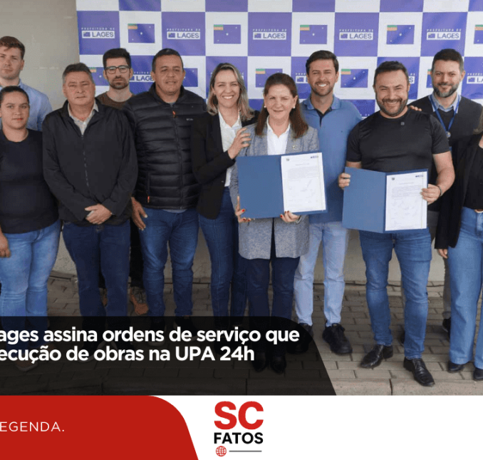 Prefeitura de Lages assina ordens de serviço que autorizam a execução de obras na UPA 24h!