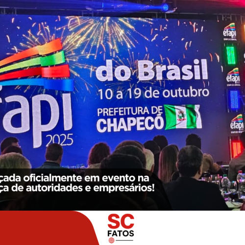 Efapi 2025 é lançada oficialmente em evento na Acil com presença de autoridades e empresários!