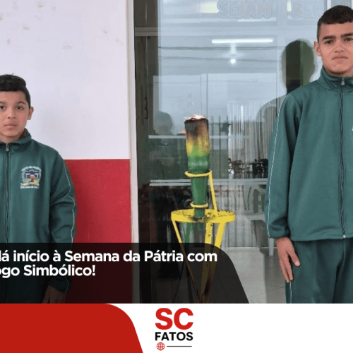 Bocaina do Sul dá início à Semana da Pátria com chegada do Fogo Simbólico