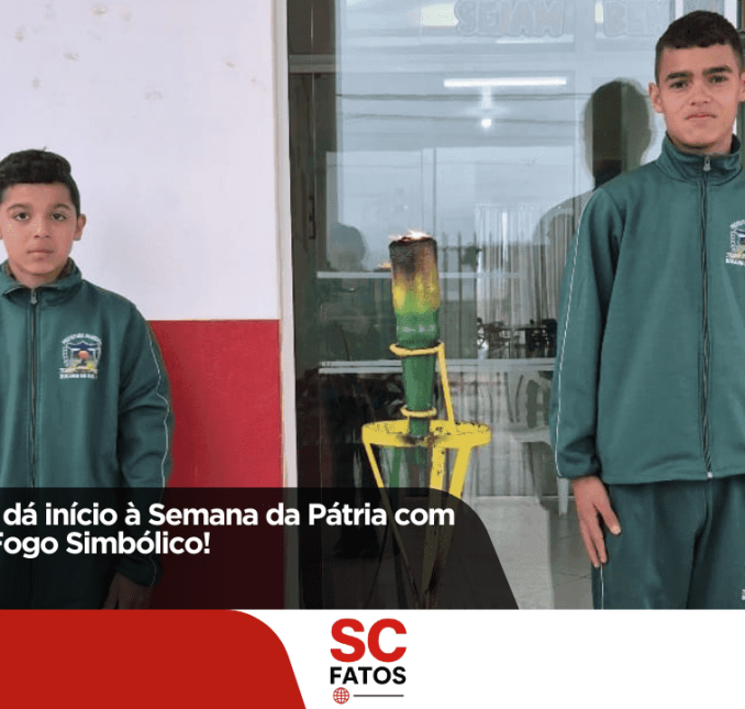 Bocaina do Sul dá início à Semana da Pátria com chegada do Fogo Simbólico