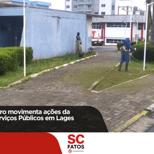 Início de setembro movimenta ações da Secretaria de Serviços Públicos em Lages!