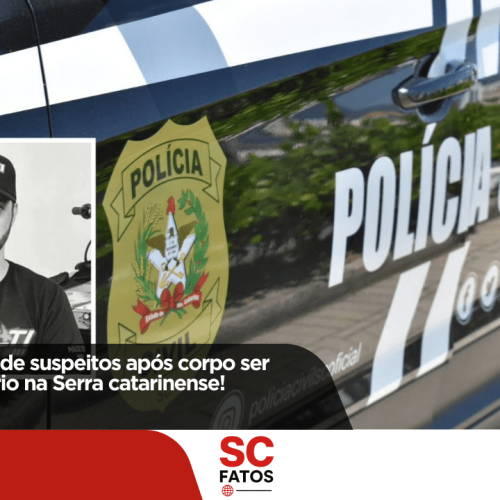 Polícia Civil prende suspeitos após corpo ser encontrado em rio na Serra catarinense