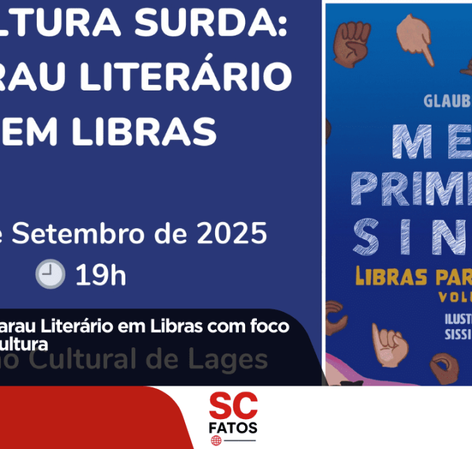 Lages recebe Sarau Literário em Libras com foco em inclusão e cultura