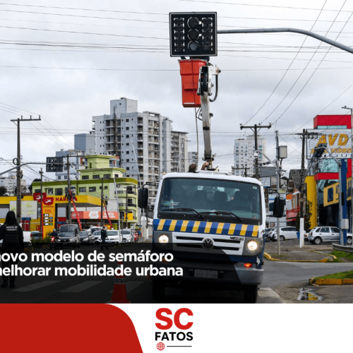 Lages implanta novo modelo de semáforo gradativo para melhorar mobilidade urbana