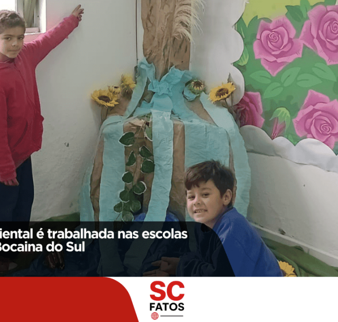 Educação Ambiental é trabalhada nas escolas municipais de Bocaina do Sul!