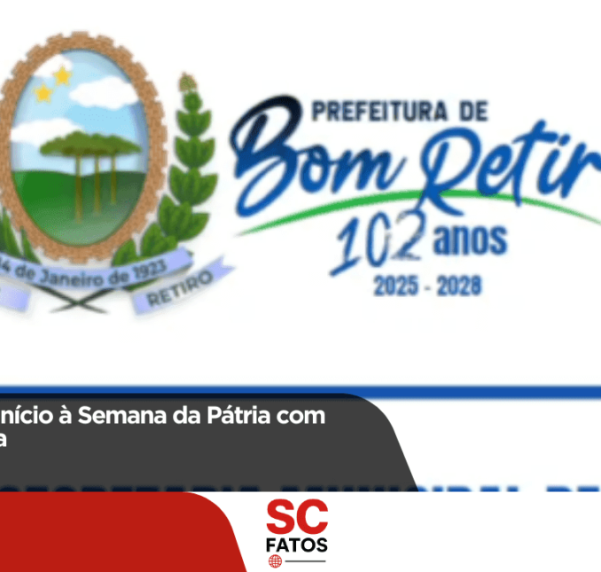 Bom Retiro dá início à Semana da Pátria com cerimônia cívica