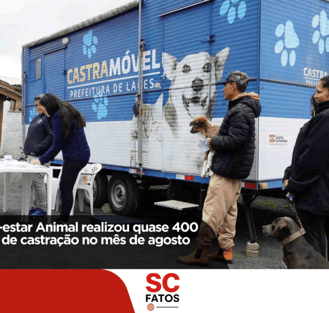 Centro de Bem-Estar Animal realiza quase 400 castrações em agosto e amplia ações de conscientização em Lages