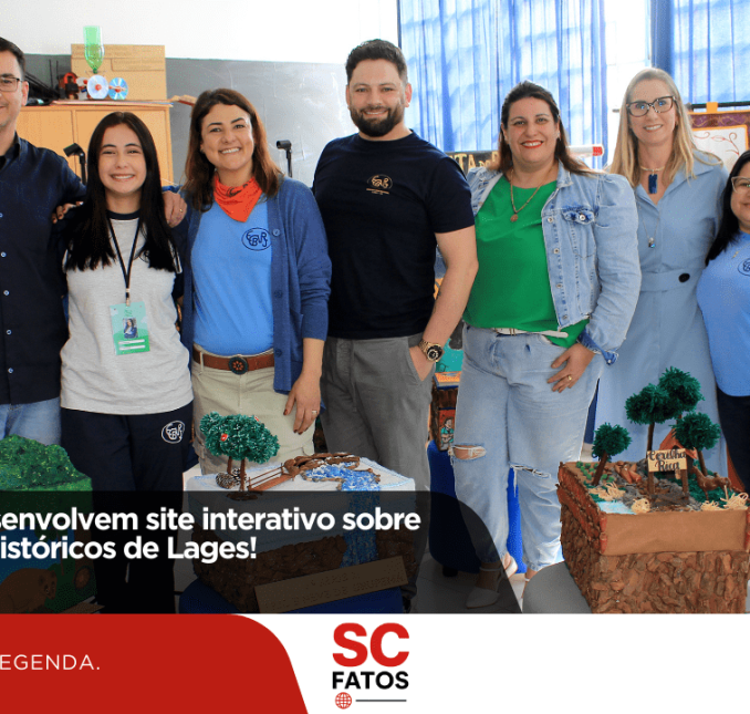 Estudantes desenvolvem site interativo sobre monumentos históricos de Lages!