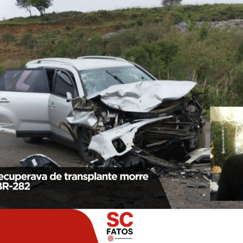 Homem que se recuperava de transplante morre em acidente na BR-282