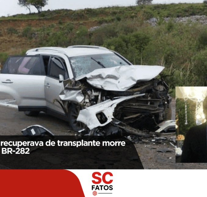 Homem que se recuperava de transplante morre em acidente na BR-282