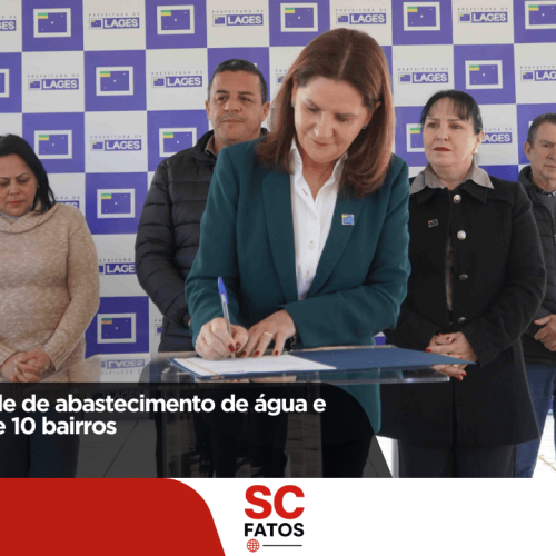 Lages amplia rede de abastecimento de água e beneficia mais de 10 bairros