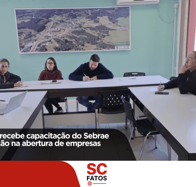 Bocaina do Sul recebe capacitação do Sebrae para simplificação na abertura de empresas!
